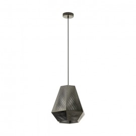 Eglo-CHIAVICA small & large pendant light - Nickel-nero